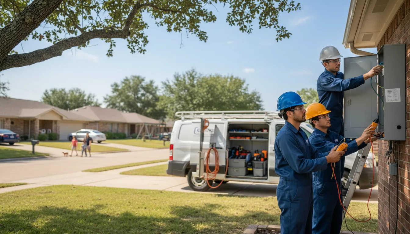 Certified electrician providing emergency electrical services in Osage, OK